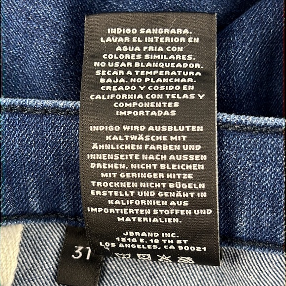 J Brand Maria Stirrup Skinny Jeans Sz:31 - Picture 12 of 16